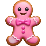 Pink gingerbread  sticker
