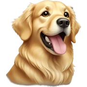 Golden retriever sticker