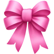 Pink bow sticker