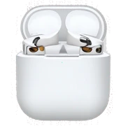 white airpods  sticker