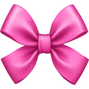 Pink bow  sticker
