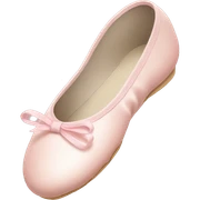 Pale pink ballet shoes sticker