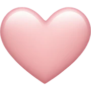 Light pink heart sticker