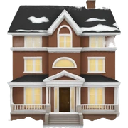 home alone house sticker