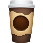 Coffee sticker