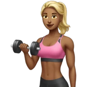 sensual-gym-woman-holding-weight sticker