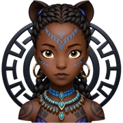Black panther Shuri  sticker