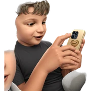 intimate moment with phone sticker