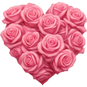 Heart of roses sticker