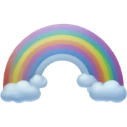 Neutral rainbow sticker
