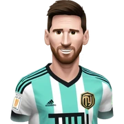 Lionel Messi inter miami sticker