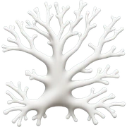 White coral sticker