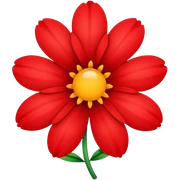 Flower sticker