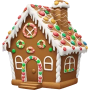 Gingerbread house sticker