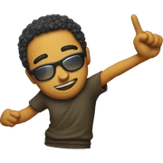 Dabbing sticker