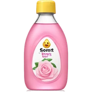 JOHNSON'S Baby oil pink bottle sticker