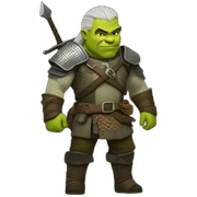 Shrek ans Geralt sticker