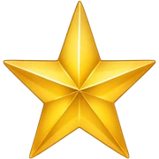 Gold Star  sticker