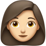 Brunette girl sleeping sticker