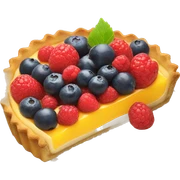 Fruit tart sticker