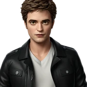 stylish boy in leather jacket sticker