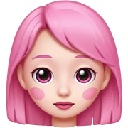 Pink teenie ping sticker