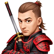 Daring Samurai sticker