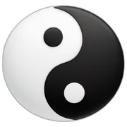 Yin yang tai chi sticker