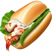 Lobster roll sticker