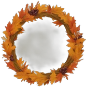 autumn wreath sticker