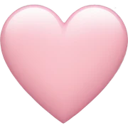 Light pink heart sticker