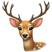 Deer sticker
