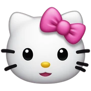 Hello Kitty pink sticker
