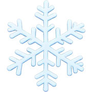 snow flake sticker