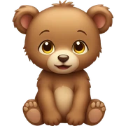 cute baby bear sticker