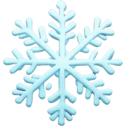 pastel snowflake  sticker
