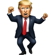 Donald Trump dancing sticker