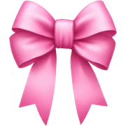 Pink bow sticker
