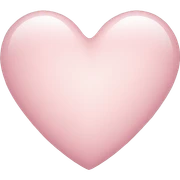 Light pink heart sticker