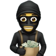 Robber emoji sticker