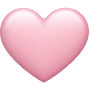 pastel pink heart sticker