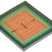 Tennis Court sticker