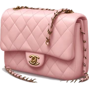 Pastel pink Chanel bag sticker