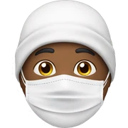 Face mask  sticker