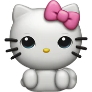 Hello kitty, star eyes  sticker
