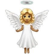 christmas angel sticker