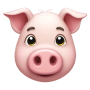 Piggy sticker