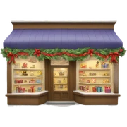 christmas gift store sticker