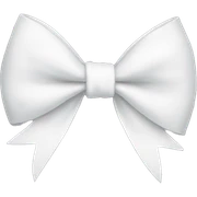 white bow sticker