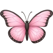 Light pink butterfly  sticker